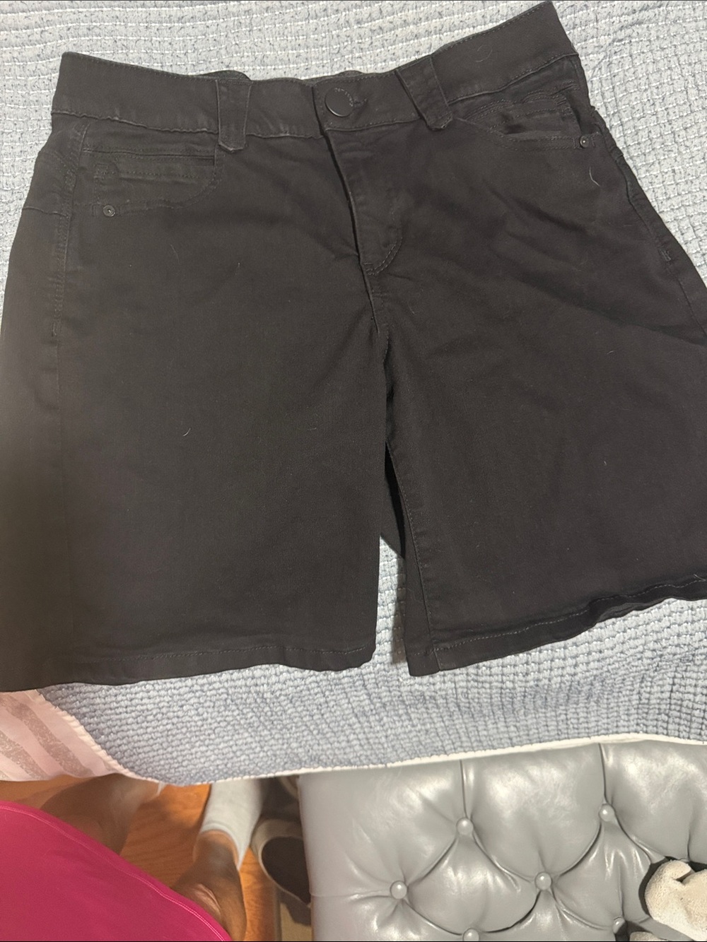 Democracy Black Flat Front women’s  Shorts